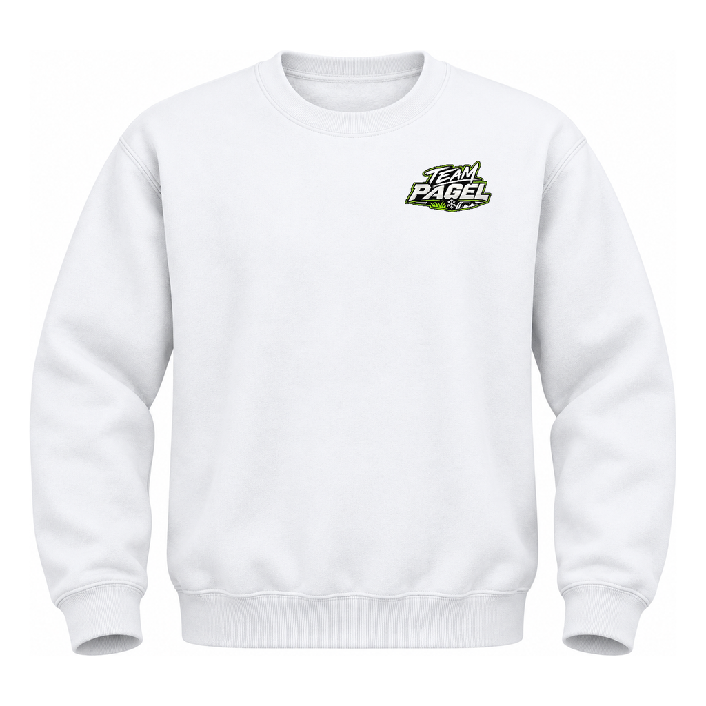 Team Pagel White Crewneck