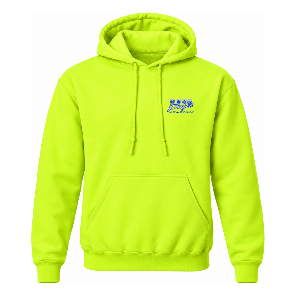 Hi-Vis Yellow Pagel Services Hoodie 💛