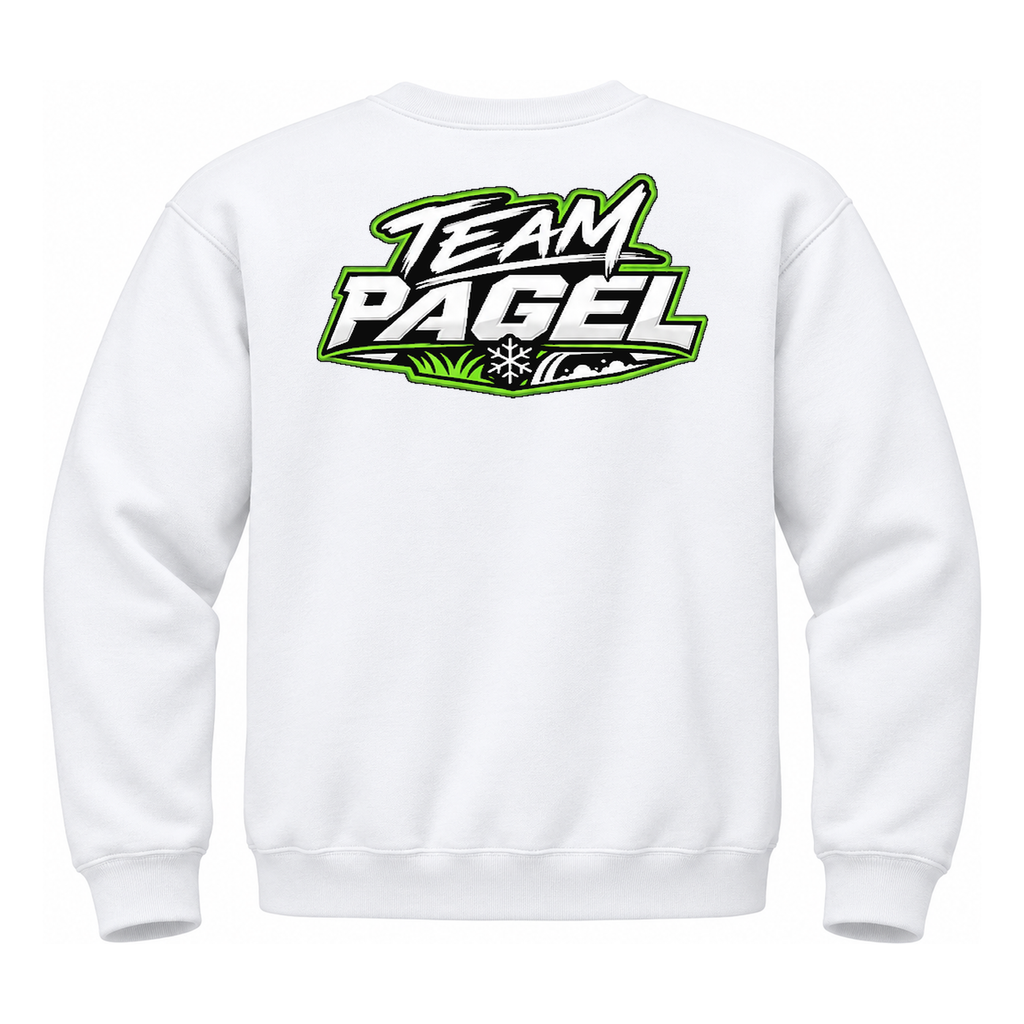 Team Pagel White Crewneck