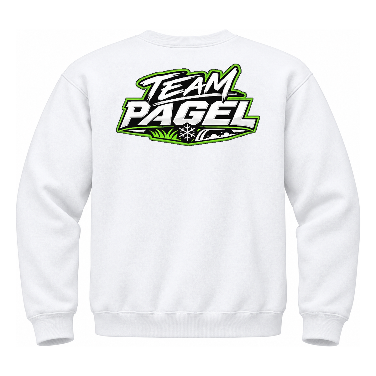 Team Pagel White Crewneck