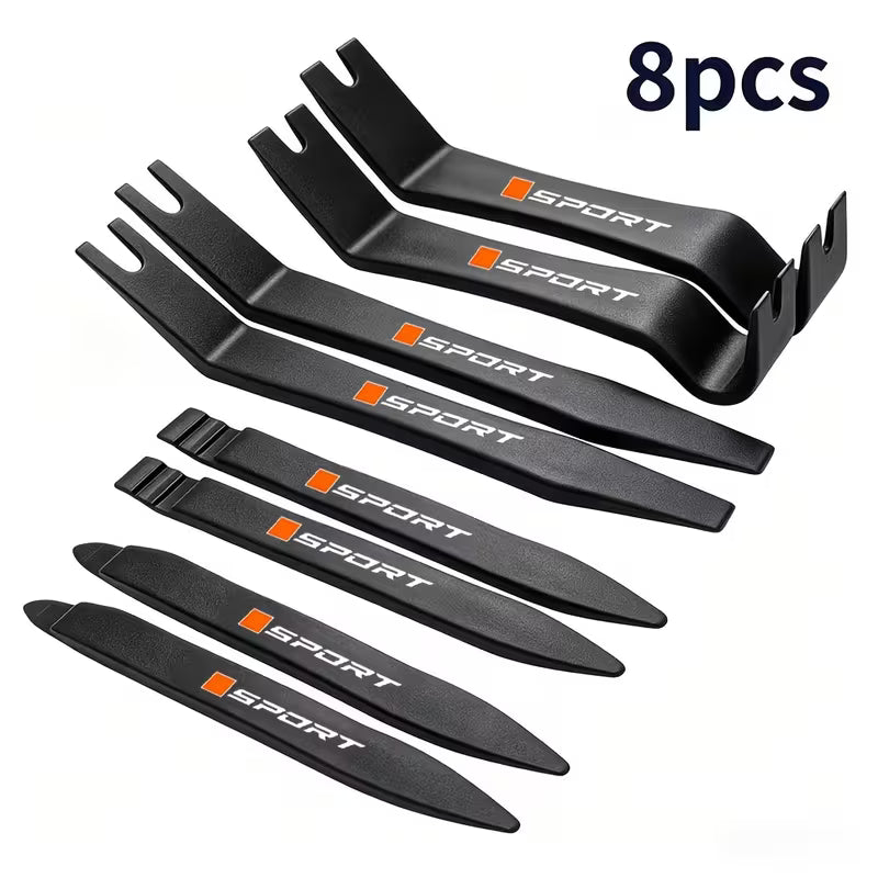 8PCS Hard Plastic Pry Bars
