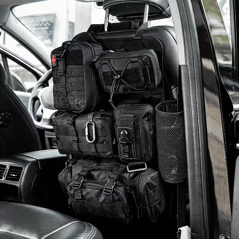 6pcs Car Seat Backrest Storage Bag