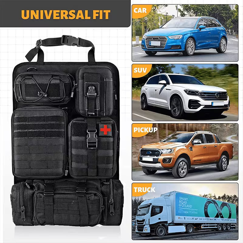 6pcs Car Seat Backrest Storage Bag